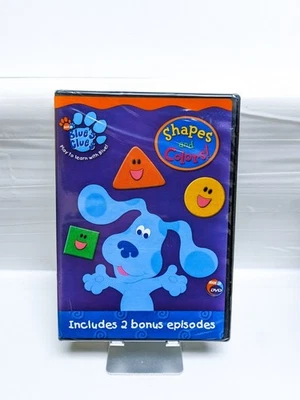 Blue's Clues: Shapes and Colors! (DVD, NICK JR, Nickelodeon) RARE OOP New Sealed Foto 1 de 2