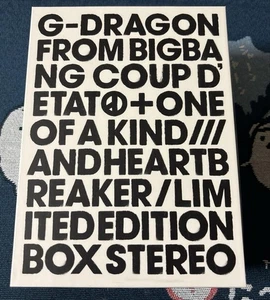 G-DRAGON aus BIGBANG COUP D'ETAT + ONE OF A KIND & HEARTBREAKER 2CD + DVD gebraucht - Bild 1 von 6