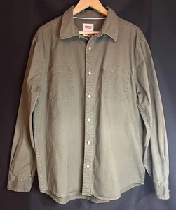 Levi’s Herren Hemd mit Knopfleiste olivgrün Utility Workwear Langarm XL - Bild 1 von 5