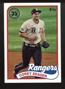 2024 Topps Series 1 #89B-35 Corey Seager 89B-35 Topps Baseball 35th Anniversary - Imagen 1 de 2