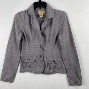 Paris Blues Women's Size S Houndstooth White/Black Blazer - Picture 1 of 9