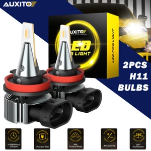 2X H8 H11 12V 30W Bulb 3000K Amber Globe Headlight Super Bright Daytime AUXITO - Picture 1 of 11