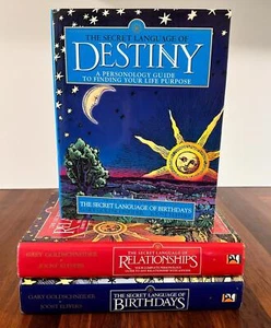 3 Books The Secret Language of: Birthdays / Relationships / Destiny - Hardcovers - Picture 1 of 24