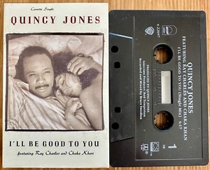 QUINCY JONES w/Ray Charles, Chaka Kahn CASSETTE SINGLE 1989 Qwest EX Play-Tested - Picture 1 of 2