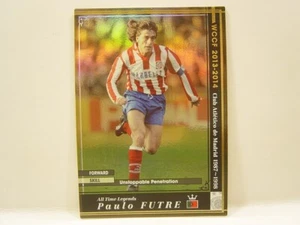 Panini WCCF 2013-14 ATLE Paulo Futre 1966 Portugal No.10 Atletico Madrid Legends - Picture 1 of 6