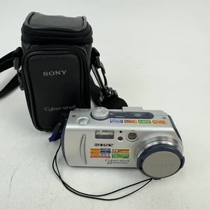 Vtg Sony Cyber-shot DSC-P50 2.1MP Digital Camera w/Case Only Tested Working - Picture 1 of 18