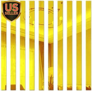 15 Pcs Self-Adhesive Flexible Molding Trim, Vibrant Mirror like Sticker, Remo... - Picture 1 of 5
