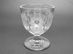 Gillinder Buckle Eapg Buttermilk Goblet Open Sugar Bowl c1870's - Imagen 1 de 2