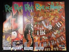 RICK AND MORTY GO TO HELL 1-4 B ONI VARIANT COMIC SET COMPLETE SMITH 2020 NM