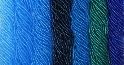 Paquete de cuentas de semillas de vidrio rocaille checas 11/0 Preciosa 60XXX colores Foto 1 de 4