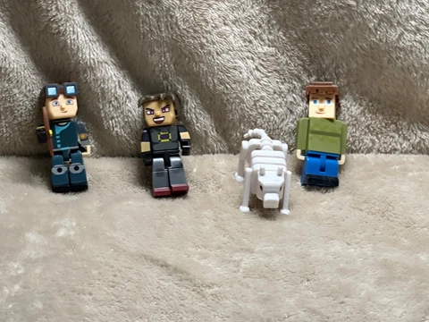 Tube Heroes Minecraft Figure Lot Of 4 Dan Sky Grim Terraria Good Used Condition Cover