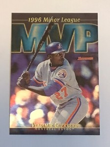 1998 Bowman Minor League MVP's Vladimir Guerrero #MVP5
