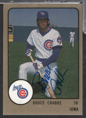Bruce Crabbe Cubs Autographed 1988 ProCards #550 w/COA 021224NPCD434 - Image 1 of 2