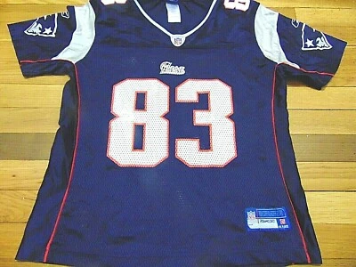 CAMISETA MUJER REEBOK NFL NEW ENGLAND PATRIOTS WES WELKER TALLA L Foto 1 de 2