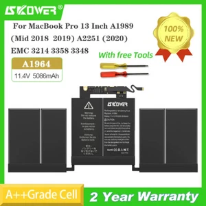 SKOWER A1964 Battery For Apple MacBook Pro 13" A1989 Mid 2018-2019 A2251 2020 - Picture 1 of 5