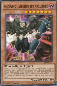 YUGIOH CARD BLACKWING ABROLHOS THE MEGAQUAKE LC5D-EN125 1ST EDITION - Picture 1 of 1