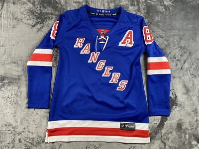 NHL Fanatics New York Rangers Jersey Women's Small Blue Home #8 Richards - Image 1 of 4