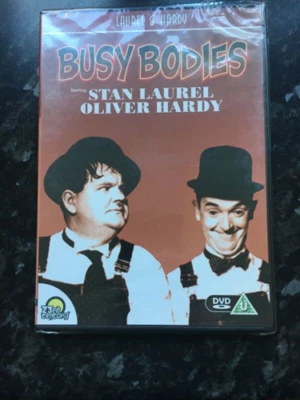 Busy Bodies DVD Comedy Stan Laurel Free Royal Mail Delivery Quality Guaranteed - Image 1 of 4