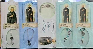 Lot of 5 St. Peregrine Pray for Us Jewelry 3 Necklaces 2 Bracelets (See photos) - Picture 1 of 6