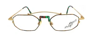 New Authentic Robert Rüdger Mod 1050 145-39 90s Austria Vintage Gold Eyeglasses - Picture 1 of 7