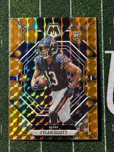 2023 Mosaic Tyler Scott Rookie /199 #371 Orange Prizm Color Match Bears RC - Picture 1 of 3
