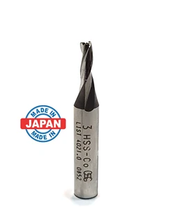 JAPAN OSG HSS-Co Schaftfräser 3 mm ( ¹/8 ) Schaftdurchmesser 6 mm -3 Flöte Nr141 - Bild 1 von 11