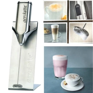 AEROLATTE Professional Stainless Steel Deluxe Edition Milk Frother with Stand! - Picture 1 of 12
