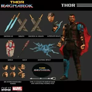 Mezco Toyz One:12 Marvel Thor Ragnarok 1/12th Action Figure New Hot Toy In Stock - Picture 1 of 11