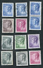 Lot 12 timbres LUXEMBOURG oblitérés YT n°  662 à 665 + 667 + 853  - 1965 à 1975