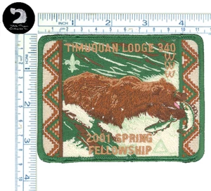 Boy Scouts Of America Timuquan Lodge 340 WCFC 2001 Spring Fellowship Patch - Picture 1 of 1