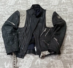 Vintage BMW Racing Rare Genuine Leathe Moto Biker Hype Jacket - Picture 1 of 3