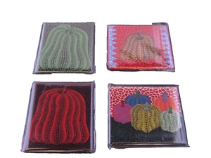 4 x pumpkin fridge magnets refrigerator magnets NEW - Picture 1 of 7