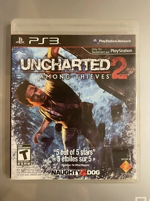 Uncharted 2: Among Thieves (PlayStation 3,2009) PS3 Disc Excellent Or NM Tested - Imagen 1 de 3