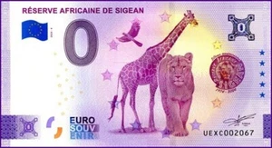UEXC / RESERVE AFRICAINE DE SIGEAN / BILLET 0 € / NULL EURO-SCHEIN / 0 € 2024-4 - Picture 1 of 1
