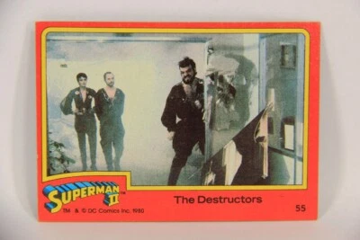 Superman 2 Topps 1980 Trading Card #55 The Destructors ENG L017196 - Image 1 of 2