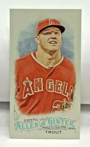 Mike Trout 2016 Topps Allen & Ginter Hoch Nummer Rip Karte Mini Parallel Sp # - Bild 1 von 2
