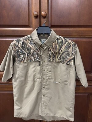 Drake Waterfowl Wingshooter’s shirt rare Ducks Unlimited version Mossy Oak  - Image 1 of 4