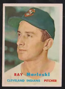 Topps béisbol 1957 #144 Ray Narleski casi nuevo *** envío gratuito *** - Imagen 1 de 1