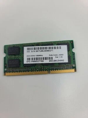 Samsung 2GB 2RX8 DDR3 1066MHz PC3-8500S 204PIN SO-DIMM Laptop RAM Memory TESTED! - Image 1 of 2