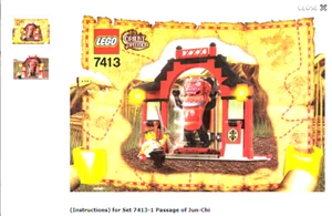 ⭐ LEGO 7413 DIE PASSAGE VON JUN-CHI - ANLEITUNGSBUCH - 2003 NEU - Bild 1 von 1