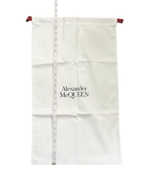 Bolsa antipolvo Alexander McQueen blanca Foto 1 de 3