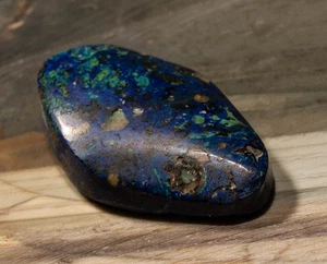 AZURITE CHRYSOCOLLA MALACHITE Cabochon Cab Morenci Arizona - Picture 1 of 5