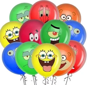 SpongeBob Birthday Balloons Numbers Party Decoration Boys Girls - Picture 1 of 28