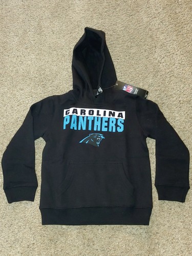 VETEMENTS CAROLINA PANTHERS PULLOVER HOODIE BOYS 4 5 NFL TEAM APPAREL BRAND NEW WITH TAGS!