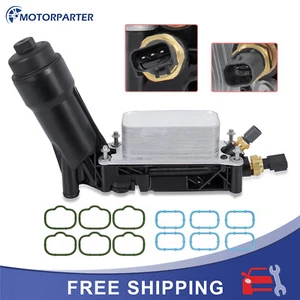 Engine Oil Cooler Filter Housing Set For Jeep RAM Chrysler Dodge 3.6L V6 - Picture 1 of 11