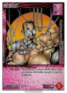 Reboot Wildstorms Unlimited CCG raro 1996 casi nuevo - Imagen 1 de 1