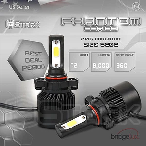 72W 8000LM US BridgeLux Chip LED Kit 6000K 6K Light Bulbs Fog Lights - 5202 - Picture 1 of 7