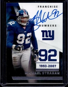 Michael Strahan Auto 2023 Panini Franchise Numbers Autograph New York Giants - Picture 1 of 2