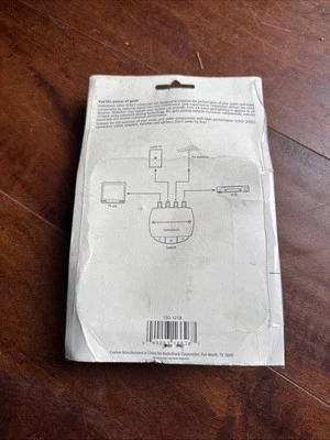 Radio Shack 15-1217 Coax A/B Switch New. Gold Series. - Image 1 of 2