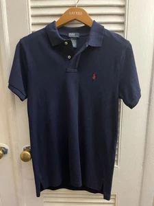 Polo Ralph Lauren Boys Blue Polo Shirt Size M 10-12 Short Sleeve - Picture 1 of 4